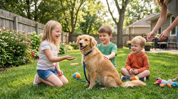 Comment aider mon chien à socialiser avec des enfants et à renforcer leur lien ?