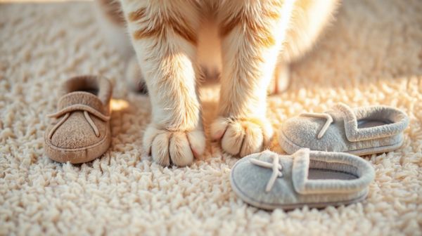 Top chaussons pour chats : allier confort et soin des pattes